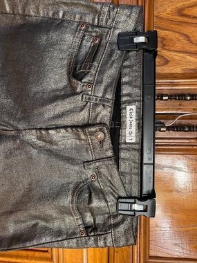 Cielo Metallic Bronze Straight-Leg Women’s Jeans